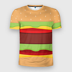 Футболка спортивная мужская Бутерброд, цвет: 3D-принт