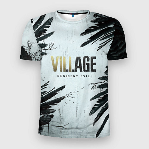 Мужская спорт-футболка Resident Evil Village Crow / 3D-принт – фото 1