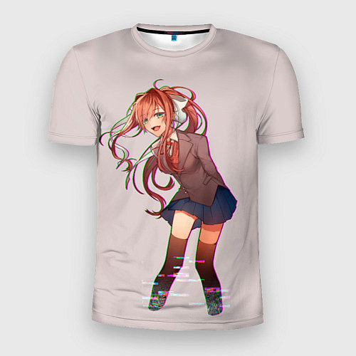 Мужская спорт-футболка Cyber Monika / 3D-принт – фото 1