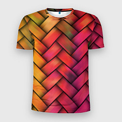 Футболка спортивная мужская Colorful weave, цвет: 3D-принт