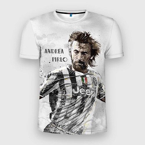 Мужская спорт-футболка Andrea Pirlo / 3D-принт – фото 1