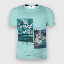 Мужская спорт-футболка Море
