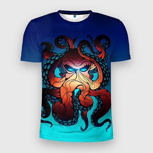 Мужская спорт-футболка Кракен Octopus / 3D-принт – фото 1