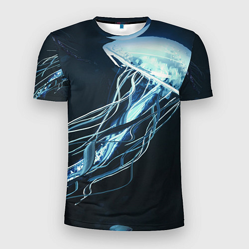 Мужская спорт-футболка Рисунок медуза / 3D-принт – фото 1