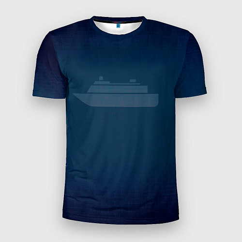Мужская спорт-футболка Яхта / 3D-принт – фото 1