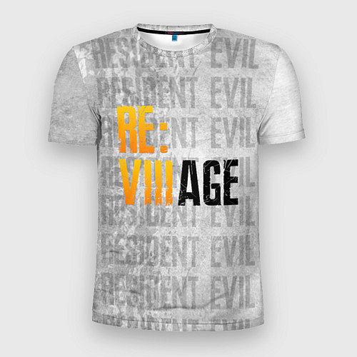 Мужская спорт-футболка RE VILLAGE LOGO ДЕРЕВНЯ ОБИТЕЛЬ ЗЛА ЛОГО Z / 3D-принт – фото 1