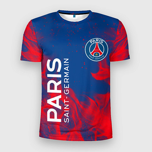 Мужская спорт-футболка ФК ПСЖ PARIS SAINT GERMAIN / 3D-принт – фото 1