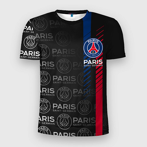 Мужская спорт-футболка ФК ПСЖ PARIS SAINT GERMAIN / 3D-принт – фото 1