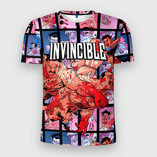 Мужская спорт-футболка Неуязвимый Invincible / 3D-принт – фото 1