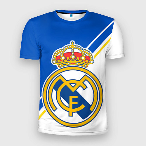 Мужская спорт-футболка REAL MADRID РЕАЛ МАДРИД / 3D-принт – фото 1