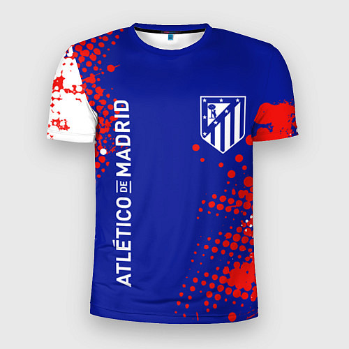 Мужская спорт-футболка ATLETICO DE MADRID АТЛЕТИКО / 3D-принт – фото 1