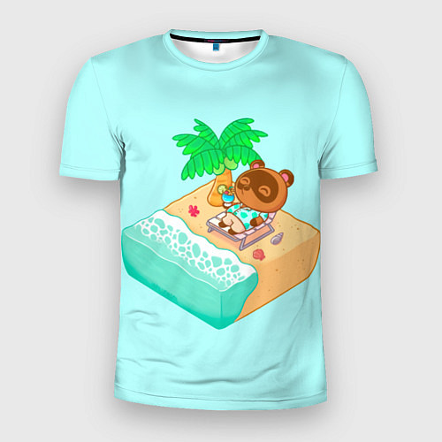 Мужская спорт-футболка Beach Crossing / 3D-принт – фото 1