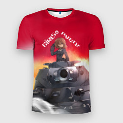Мужская спорт-футболка Girls und Panzer Девушки и танки z