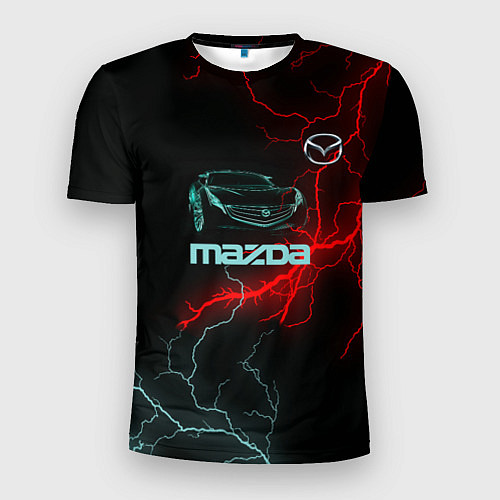 Мужская спорт-футболка Mazda / 3D-принт – фото 1