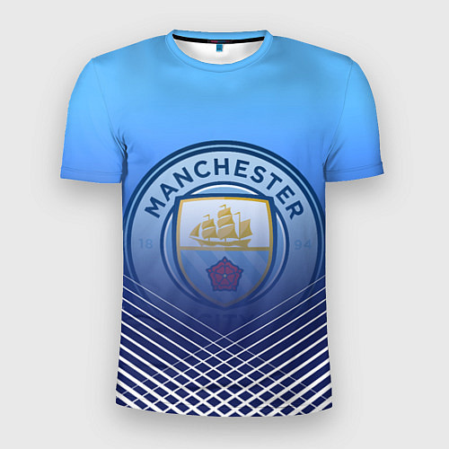 Мужская спорт-футболка МАНЧЕСТЕР СИТИ МАНЧЕСТЕР / 3D-принт – фото 1