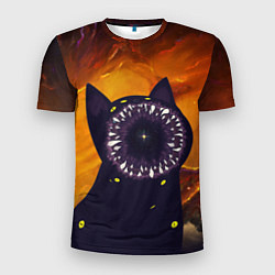 Мужская спорт-футболка Космический кот Space Cat Z
