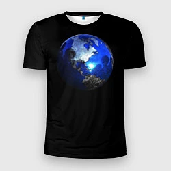 Мужская спорт-футболка Планета
