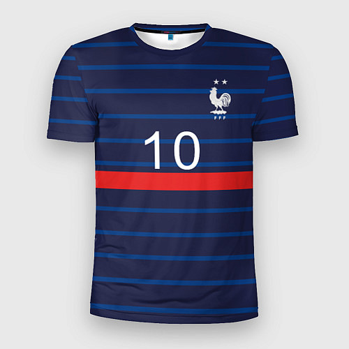 Мужская спорт-футболка Mbappe Франция / 3D-принт – фото 1