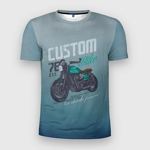 Мужская спорт-футболка Custom Bike / 3D-принт – фото 1