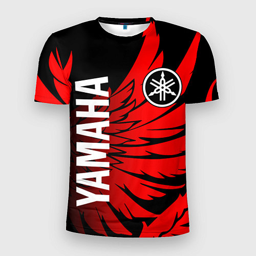 Мужская спорт-футболка YAMAHA ЯМАХА МОТОСПОРТ / 3D-принт – фото 1