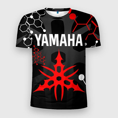 Мужская спорт-футболка YAMAHA ЯМАХА МОТОСПОРТ / 3D-принт – фото 1