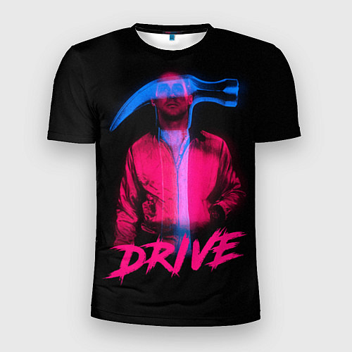 Мужская спорт-футболка DRIVE / 3D-принт – фото 1