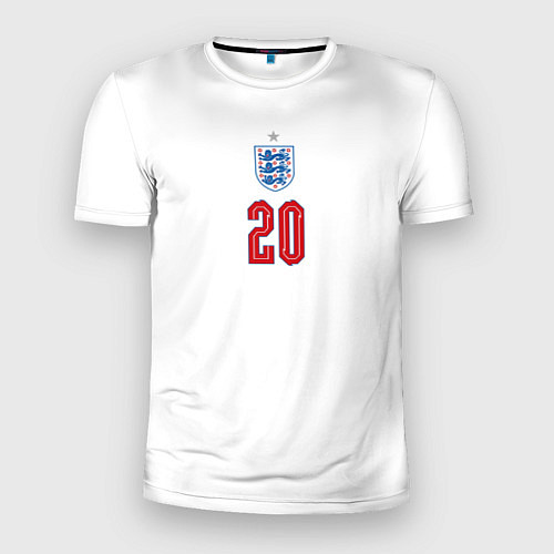 Мужская спорт-футболка Фил Фоден форма Англия / 3D-принт – фото 1