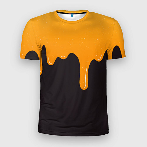 Мужская спорт-футболка Капающий мёд Dripping Honey / 3D-принт – фото 1