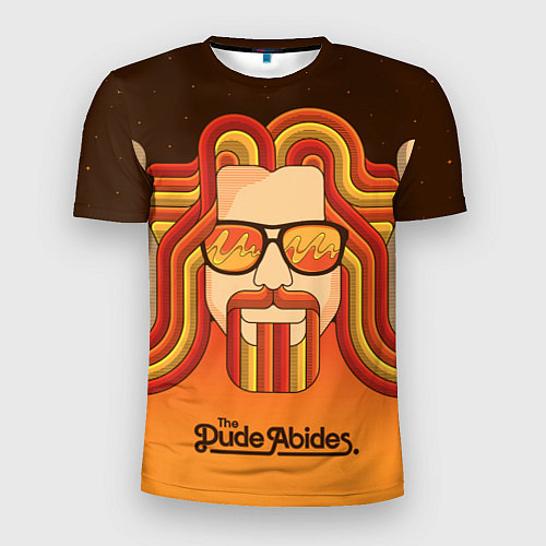 Мужская спорт-футболка The Dude Abides / 3D-принт – фото 1
