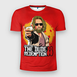 Мужская спорт-футболка The dude redemption