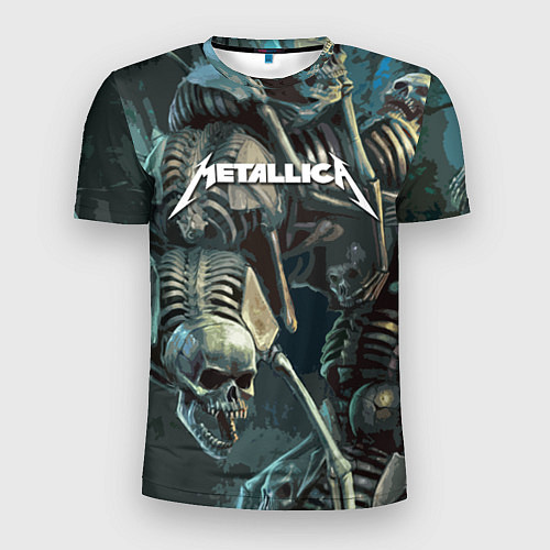 Мужская спорт-футболка Metallica Metal Skull / 3D-принт – фото 1