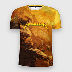 Футболка спортивная мужская Metallica Music, цвет: 3D-принт