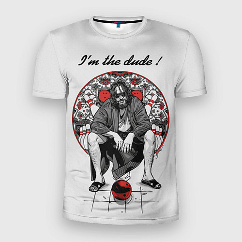 Мужская спорт-футболка I am the dude! / 3D-принт – фото 1