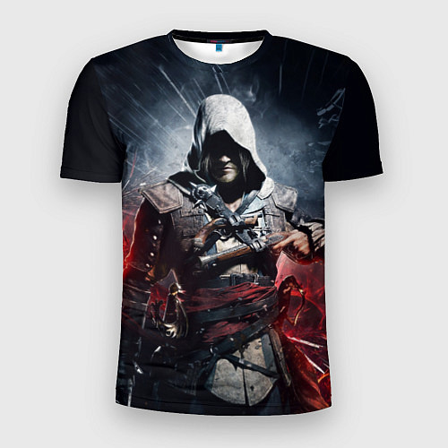 Мужская спорт-футболка Assassins Creed 4: Black Flag / 3D-принт – фото 1