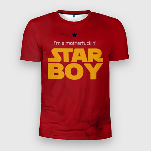Мужская спорт-футболка The Weeknd - Star Boy / 3D-принт – фото 1
