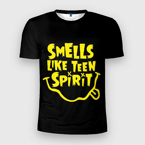Мужская спорт-футболка Smells like teen spirit / 3D-принт – фото 1