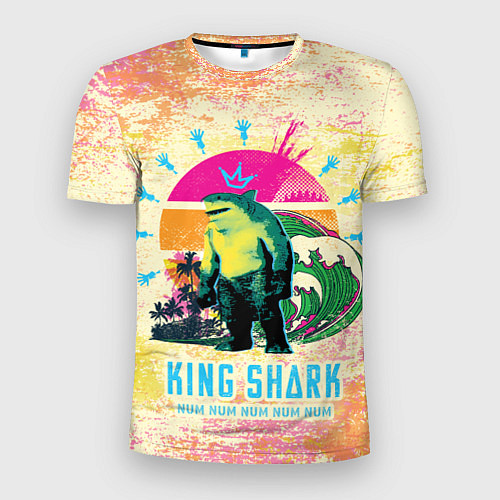 Мужская спорт-футболка King Shark / 3D-принт – фото 1