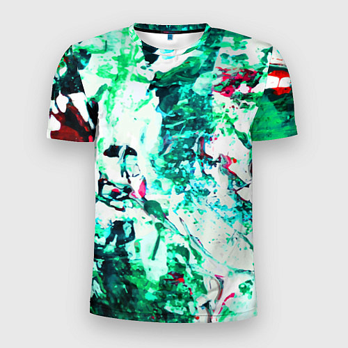 Мужская спорт-футболка Берюза Морской / 3D-принт – фото 1