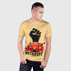 Футболка спортивная мужская Металург, цвет: 3D-принт — фото 2