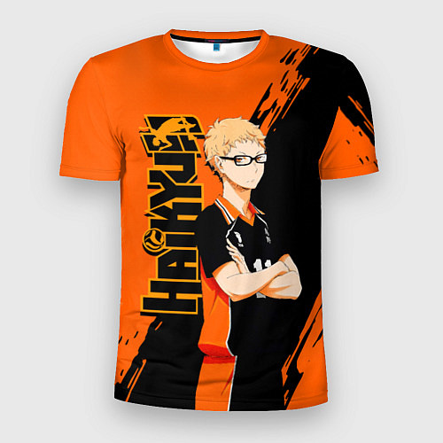 Мужская спорт-футболка Кей Цукишима Tsukishima Kei / 3D-принт – фото 1