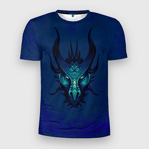 Мужская спорт-футболка Водяной дракон / 3D-принт – фото 1