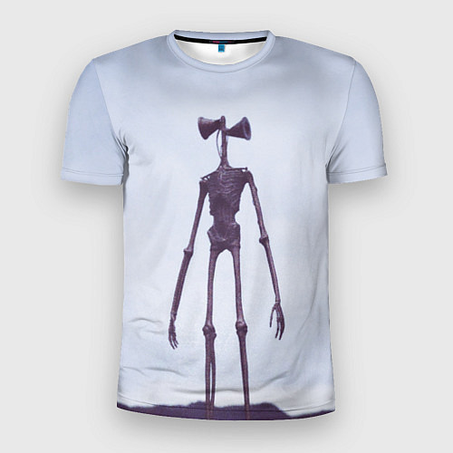Мужская спорт-футболка Сиреноголовый Скелет Хоррор / 3D-принт – фото 1