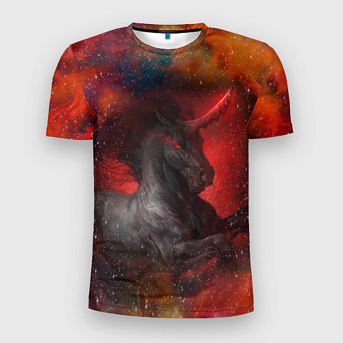 Мужская спорт-футболка Единорог Unicorn Z / 3D-принт – фото 1