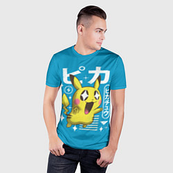 Футболка спортивная мужская Sweet Pikachu, цвет: 3D-принт — фото 2