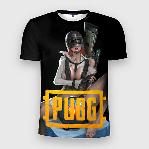Мужская спорт-футболка PUBG 18 спина / 3D-принт – фото 1