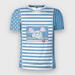 Мужская спорт-футболка Веселая Мышь