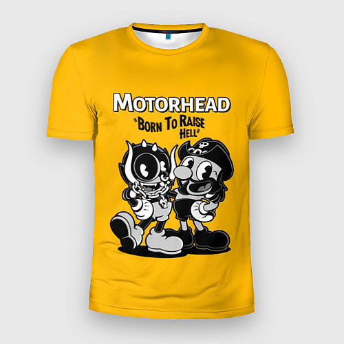 Мужская спорт-футболка Motorhead x Cuphead / 3D-принт – фото 1