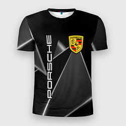 Футболка спортивная мужская Порше Porsche, цвет: 3D-принт