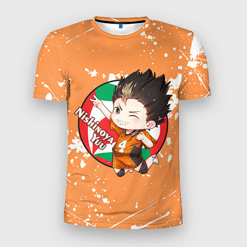 Мужская спорт-футболка Nishinoya Yuo Haikyu Волейбол Z / 3D-принт – фото 1