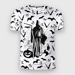 Мужская спорт-футболка Хэллоуин, Grim Reaper